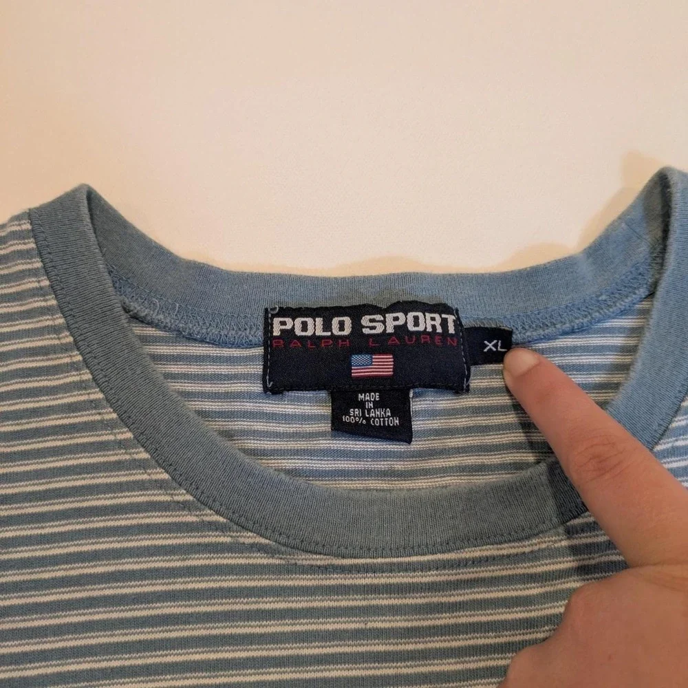Vintage Ralph Lauren Surf T shirt Mens XL Oversized Baggy 